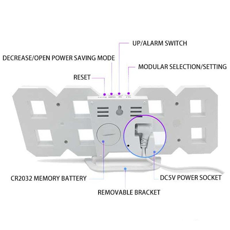 relógio digital led - Loja Ximenes